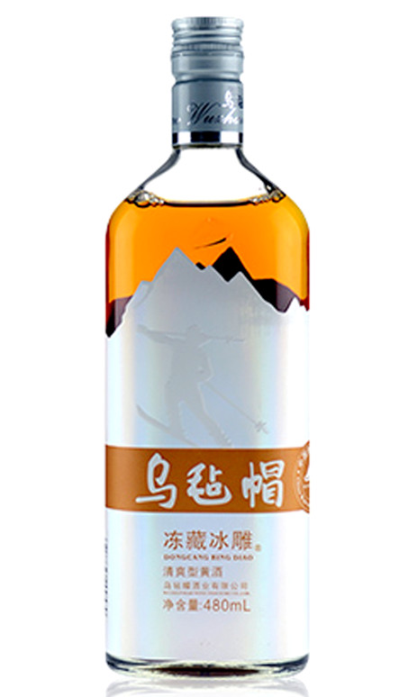 乌毡帽冻藏冰雕